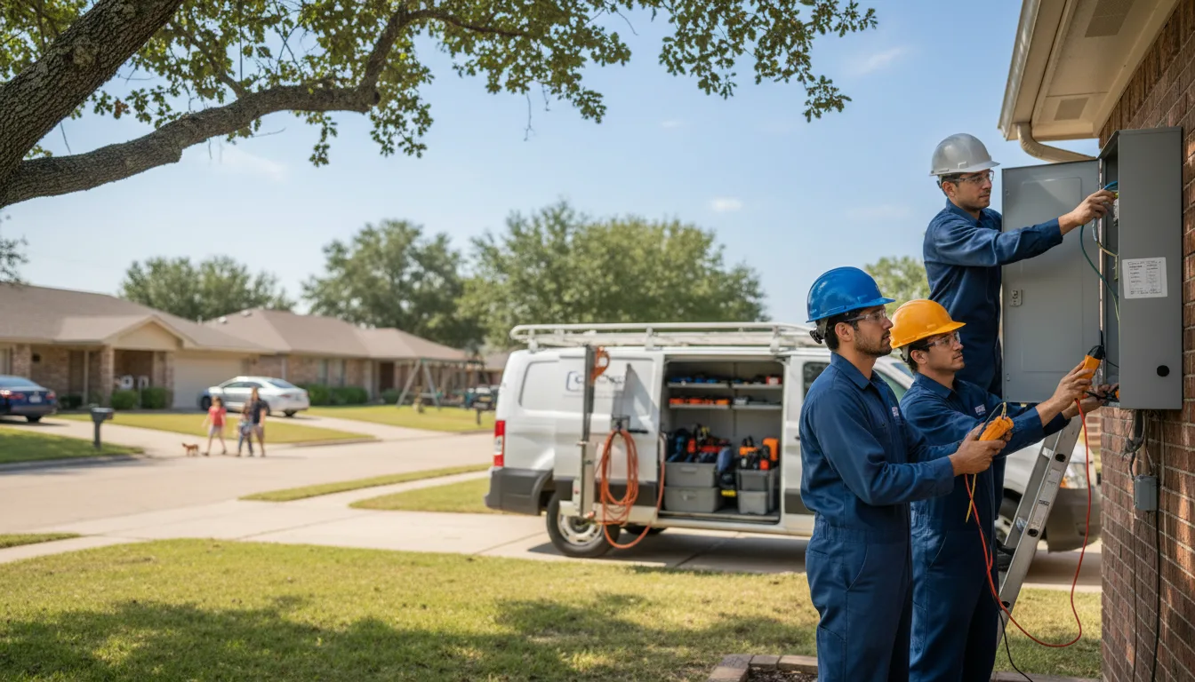 Certified electrician providing emergency electrical services in Eolia, MO